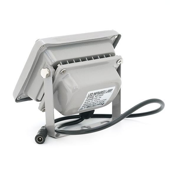 ІЧ-прожектор 6012HW. 12V, 24W, 6LED, IP66, 850Нм, кут огляду 120 &deg;, дальність до 50м. -YT46577 фото