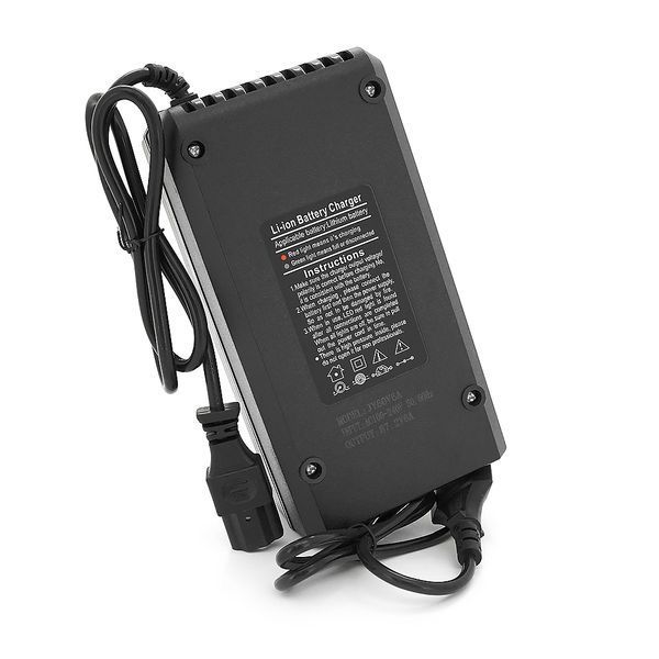 Зарядний пристрій Jinyi для акумуляторів Li-ion 60V(67.2V),16S,6A,штекер Triangle plug (T-tipe/IEC/C13 N+L-). з індикацією,BOX -YT29907 фото