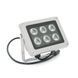 ІЧ-прожектор 6012HW. 12V, 24W, 6LED, IP66, 850Нм, кут огляду 120 &deg;, дальність до 50м. -YT46577 фото 1