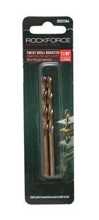 Свердло по металу 4.8мм HSS + Co (2шт), в блістері ROCKFORCE RF-DS2316 29138 фото