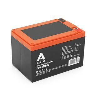 Тягова акумуляторна батарея AGM AZBIST 6-DZM-12, 12V 12Ah M5 (151х98х101 мм) Black Q3 -YT18016 фото