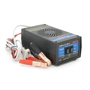 Десульфатирующее ЗУ БОТ-12 автоматичне для акумулятора 12V (7-200Ah) (MF, WET,AGM,GEL,CA/CA), 160-245V,Ток заряду 12,5А, крокодили в комплекті YT-26775 фото