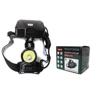 Ліхтар світлодіодний акумуляторний налобний ROCKFORCE RF-01156 47803 фото
