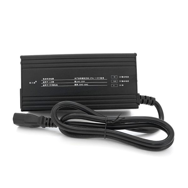 Зарядний пристрій для акумуляторів Li-ion 12V(12,6V),3S,15A,штекер Triangle plug (T-tipe/IEC/C13 N+L-), LED-індикація, 137x90x50mm -YT36977 фото