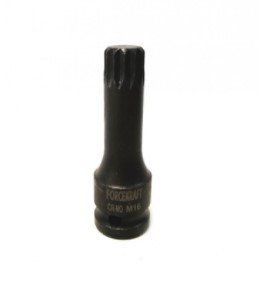 Головка 1/2" з насадкою Spline M6 ударна Forsage F-24807806 47602 фото