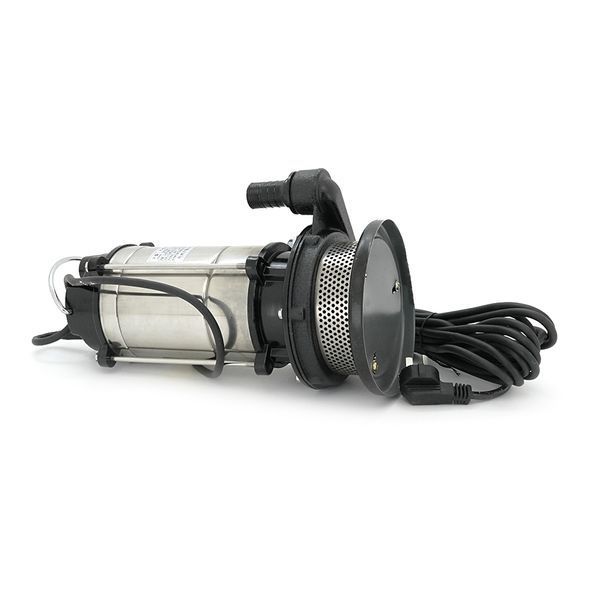 Занурювальний насос, 750W, 220V, до 1.5 м&sup3;/год, підйом до 18 м, 25 мм, нержавіюча сталь, 410х200х235 мм, 7,67 кг. + перехідник -YT38229 фото