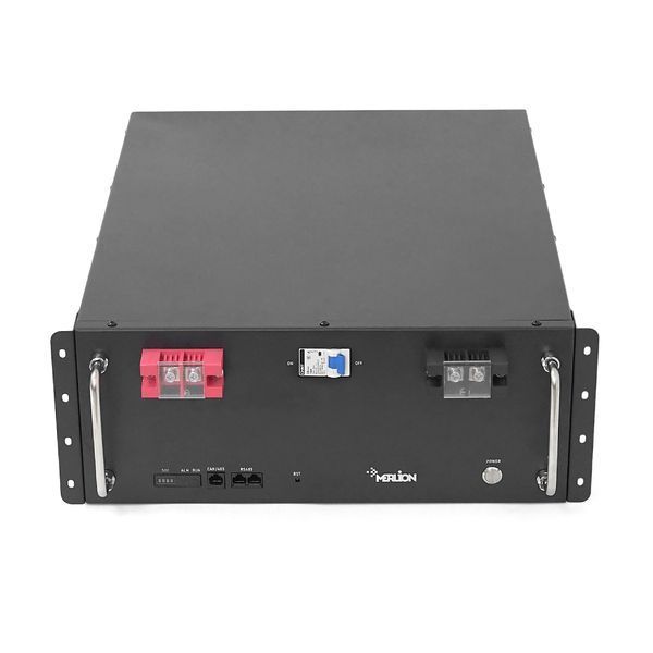 Літій-залізо-фосфатний акумулятор Merlion LiFePO4 48V 100AH для Solar, BMS-100A, (482х396х132), 5000 циклів Q1 -YT28214 фото