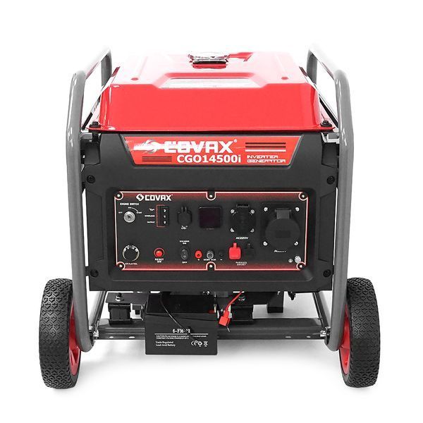 Генератор инверторный COVAX CGO14500i, 9.5kW, бензин, однофазный 220V, 50Hz, electrik starter, 4-stroke, бак 25L, 633х550x605mm, 70kg -YT45580 фото