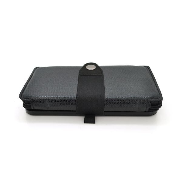 Solar panel 5 Foldings, built-in microUSB cable, Output: 5 /1,2 А(USB), plastic, Black, Corton box -YT26933 фото