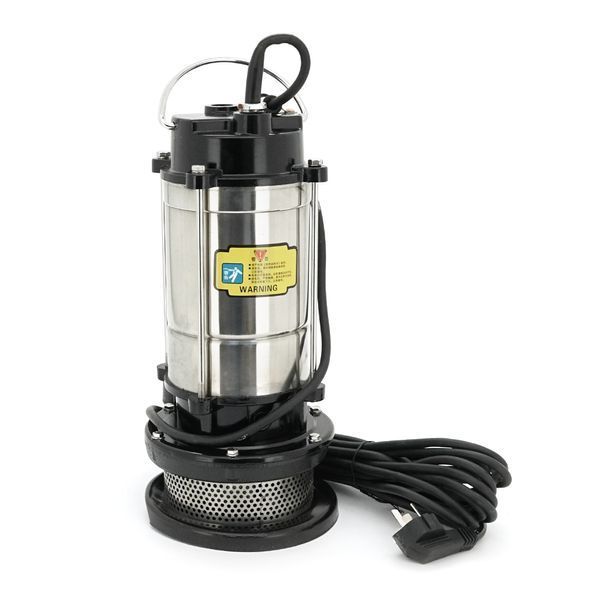 Занурювальний насос, 750W, 220V, до 1.5 м&sup3;/год, підйом до 18 м, 25 мм, нержавіюча сталь, 410х200х235 мм, 7,67 кг. + перехідник -YT38229 фото