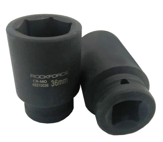 Головка ударная глубокая 36мм (6гр),3/4" ROCKFORCE RF-46510036 445 фото