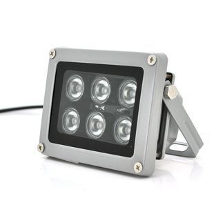 Прожектор спрямований з сутінковим датчиком YOSO 12V 12W, 6LED, IP66, кут огляду 60 &deg;,робоча відстань до 30м, 113*84*86мм, BOX -YT434 фото