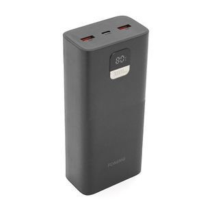 Power Bank FONENG P55 30000mAh, 2*USB+Tepe-C, Black, 0.580kg, Box -YT46071 фото