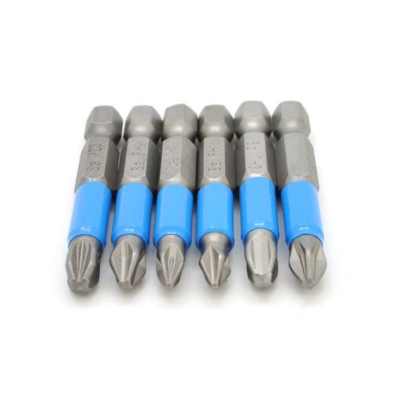 Набор крестовых магнитных бит YOSO-316 PZ1; PZ2; PZ3; PH1; PH2; PH3 ( 6 бит длиной 50 мм ) -YT40333 фото