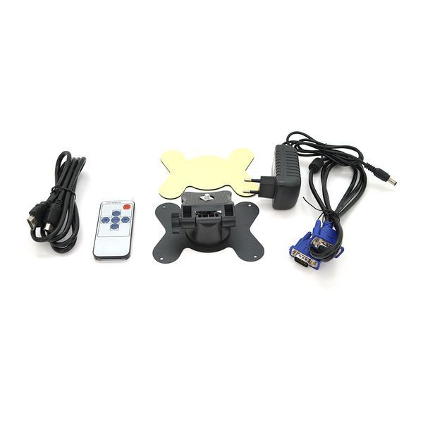 Монітор для відеоспостереження 10.1 ", AV + VGA + HDMI + RCA роз'єми, 1024 * 600ips, 12-24V, BOX -YT21647 фото