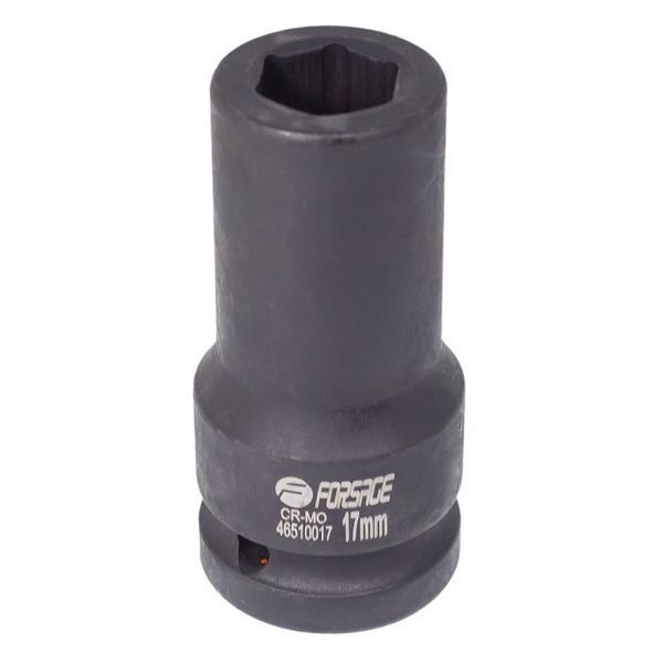 Головка ударная глубокая 17мм 3/4" 6гр Forsage F-46510017 8599 фото