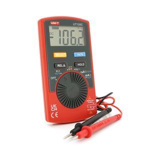 Мультиметр UNI-T UT120C: вимірювання V A &Omega; C Hz &deg;C. Функції True RMS продзвінку тест діодів перевірка транзисторів. Габарити 110 58 11 мм. Вага 76 г. -YT8154 фото