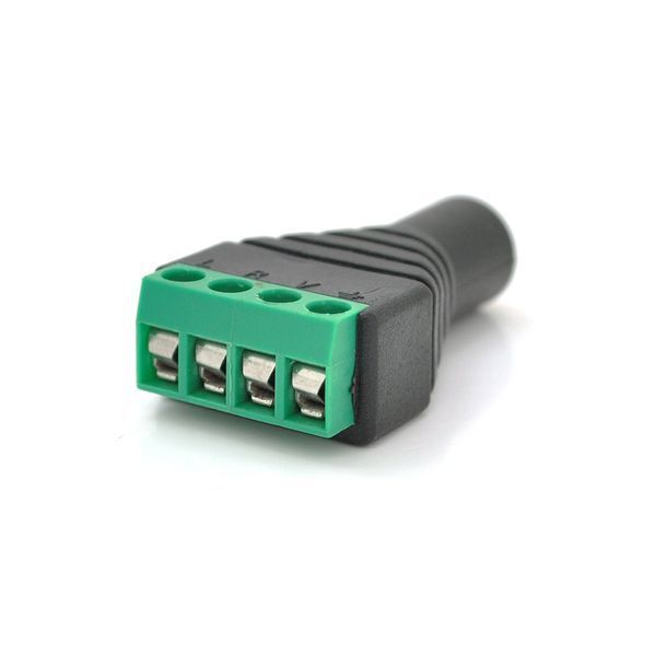 Гнездо для подключения miniJack 3.5" Stereo (4 контакта) с клеммами под кабель Q100 -YT17250 фото
