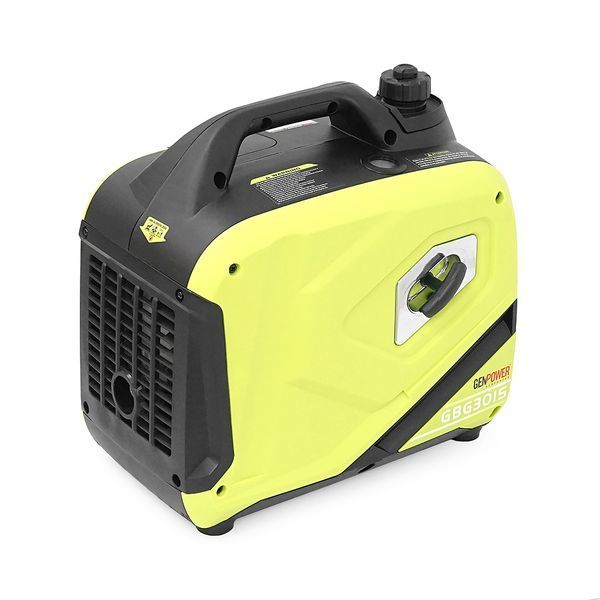 Генератор інверторний Бензиновий Genpower GBG 30IS 2.4kW (3kVA), однофазний, 230V, 50Hz, DC12V. об'єм 5,6л., АКБ у комплект не входить, 530*350*550mm YT-45618 фото