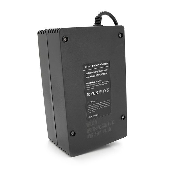 Зарядний пристрій для акумуляторів Li-ion 48V(54,6V),13S,8A,480W,штекер Triangle plug (T-tipe/IEC/C13 N+L-) індикація, 220х122х86mm, 1.5kg -YT36981 фото