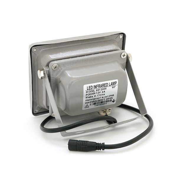 ІЧ-прожектор YOSO. 12V, 16W, 8LED, IP66, 850Нм, кут огляду 60 &deg;, дальність до 30м. 110*86*63мм -YT435 фото