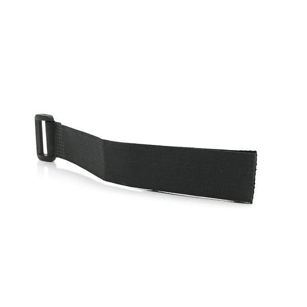 Тканинна липучка чорна FB-STRAP із застібкою, розмір 20х200мм, вага 7 гр -YT34388 фото