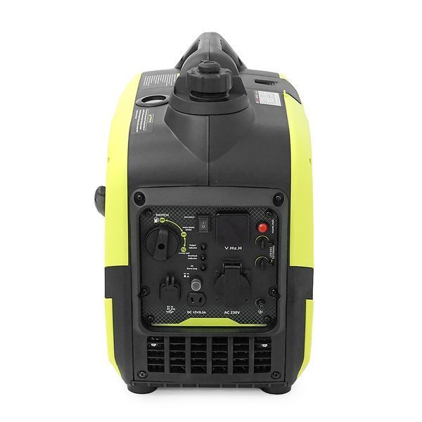 Генератор інверторний Бензиновий Genpower GBG 30IS 2.4kW (3kVA), однофазний, 230V, 50Hz, DC12V. об'єм 5,6л., АКБ у комплект не входить, 530*350*550mm YT-45618 фото