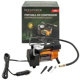 Компресор автомобільний (12В, 30л/хв, 7 бар) з сумкою Rockforce RF-580 63197 фото