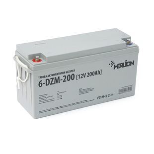 Тяговая аккумуляторная батарея AGM MERLION 6-DZM-200, 12V 200Ah М8 (495*165*230), Q1 -YT26408 фото