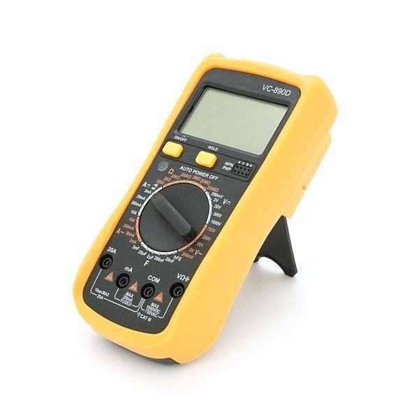 Мультиметр XTMAX VC890D, вимірювання: V, A, R, С, F, з ємнісним діодом -YT30103 фото