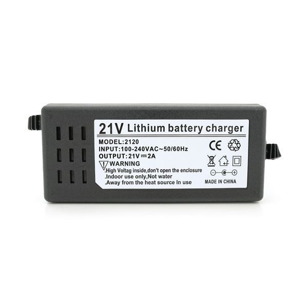 Зарядний пристрій для акумуляторів Li-ion 21V, 2A, штекер 5,5 х2, 5мм, LED-індикація -YT36761 фото