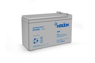 Акумуляторна батарея MERLION AGM GP1290F2 (06010) 12 V 9 Ah (150 x 65 x 95 (100)) White Q10 -YT2028 фото