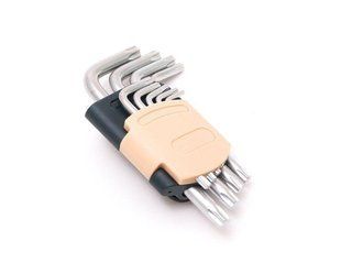 Набір ключів TORX Г-подібних, 9пр. (Т10,Т15,Т20,Т25, Т27,Т30,Т40,Т45,Т50) ROCKFORCE RF-5098 5803 фото