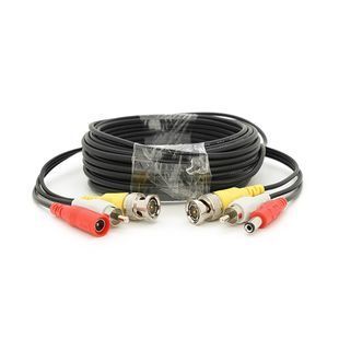 Патчкорд комбинированный коаксиальный+питание+звук BNC+DC+AV 10m, черный -YT14119 фото
