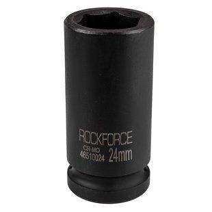 Головка ударна глибока 3/4" 6-гранна 24мм ROCKFORCE RF-46510024 2519 фото