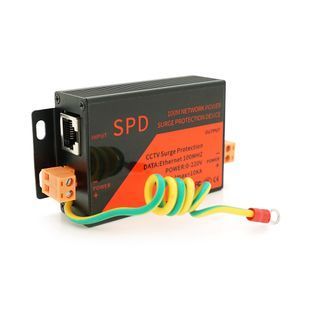 Грозозащита питания+ LAN 10/100M, 0-220V ( защита Вход=5KA,Макс=10KA) -YT33600 фото