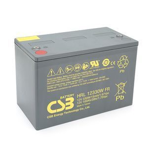 Аккумуляторная батарея CSB HRL12330W, 12V 100Ah (308.7х168х210.6(220), 29.6 kg -YT28231 фото