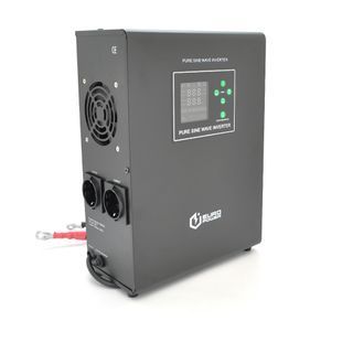 ДБЖ з правильною синусоїдою Europower EPWM-MPS-2500/24 (1800 Вт) 5/10/15/20/30А, під зовнішню АКБ 24В (AGM/GEL/LFP), кріплення на стіну. Q1 (460*230*380) -YT39307 фото