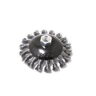 Кордщітка дискова напівчашу сталева кручена для КШМ 115мм RockForce RF-BWD145 29083 фото