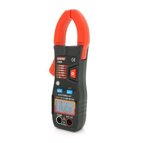 Токовые клещи ANENG CM80 Измерения: V (AC/DC), A (AC), &Omega; (NCV). Функции: Data Hold, прозвонка, фонарик, автоотключение. -YT32163 фото