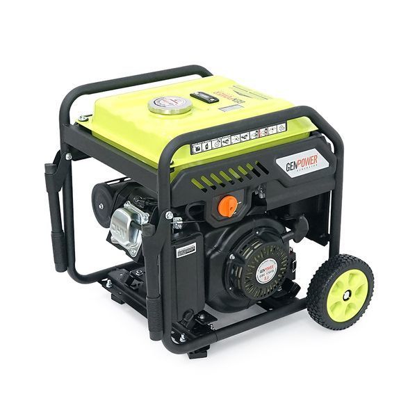 Генератор инверторный БЕНЗИНОВЫЙ GENPOWER GBG 40IE 3.2kW (4kVA), однофазный, 230V, 50Hz, DC12V. обьем 10.0л. АКБ в комплект не входит, 530*440*540mm. -YT45486 фото