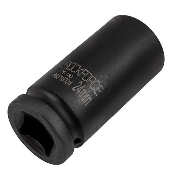 Головка ударна глибока 3/4" 6-гранна 24мм ROCKFORCE RF-46510024 2519 фото