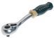 Трещотка реверсивная усиленная изогнутая с резиновой ручкой 1/2" (72зуб.) ROCKFORCE RF-802422 17877 фото 1