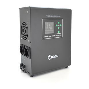 ДБЖ з правильною синусоїдою Europower EPWM-MPS-2000/24 (1400 Вт) 5/10/15/20/30А, під зовнішню АКБ 24В (AGM/GEL/LFP), кріплення на стіну. Q1 (420*350*230) -YT39308 фото