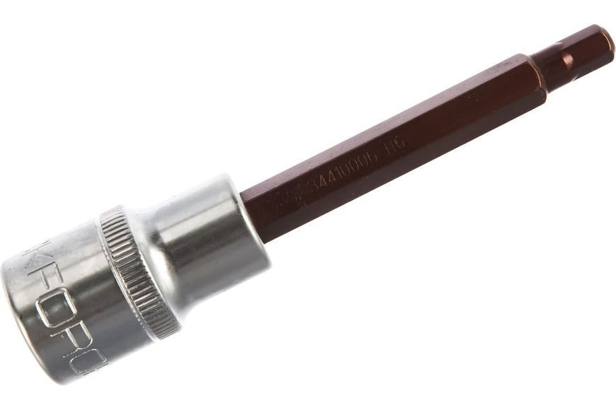 Головка 1/2" з насадкою Hex 6мм L- 100мм Forsage F-34410006 Premium 46800 фото