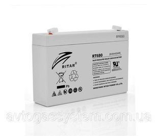 Акумуляторна батарея для дитячих електромобілів Ritar 6 V 8 Ah 20HR (RT680/08213) 345453 фото