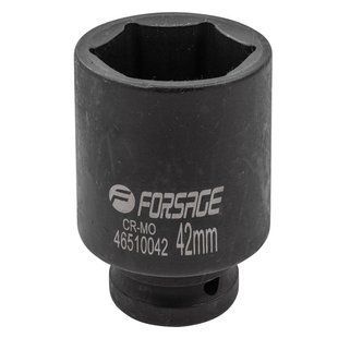 Головка ударна глибока 3/4" 6-гранна 42мм Forsage F-46510042 17221 фото
