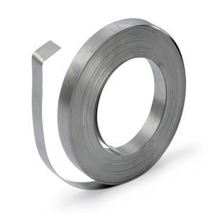 Лента бандажная 19*0.5MM-304, материал нержавейка, 30м -YT24671 фото