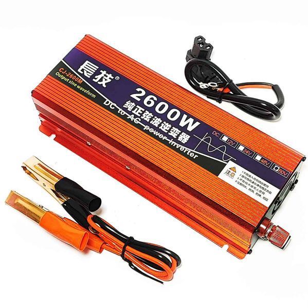 Інвертор 24 220 чистий сінус 2600W(1300W) 987 фото