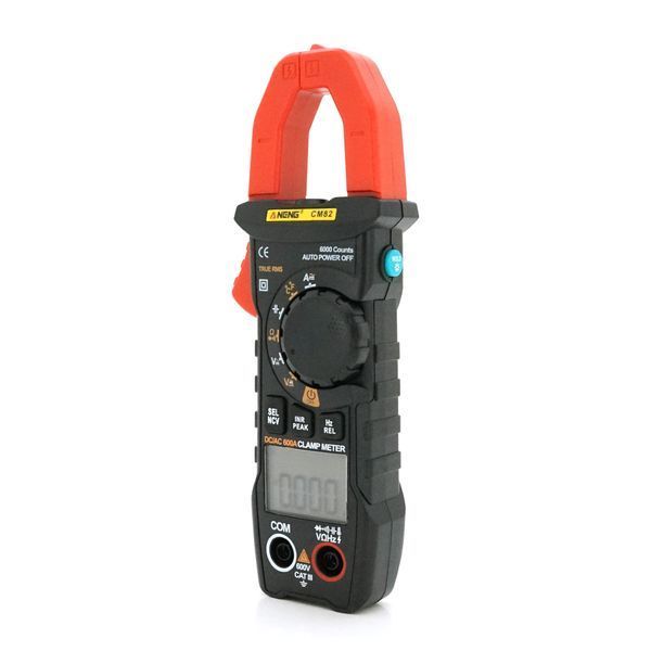 Токовые клещи-мультиметр ANENG CM82 Измерения: V (AC/DC), A (AC/DC), &Omega;, C, Hz, &deg;C (True RMS). Функции: Data Hold, прозвонка, тест диодов. -YT32166 фото